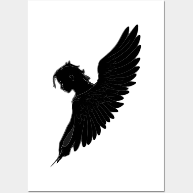 fallen angel Wall Art by Majkel&Majkel